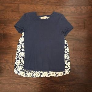 Loft mixed media top